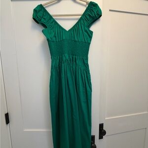 La Ligne Green Women's Maxi Dress